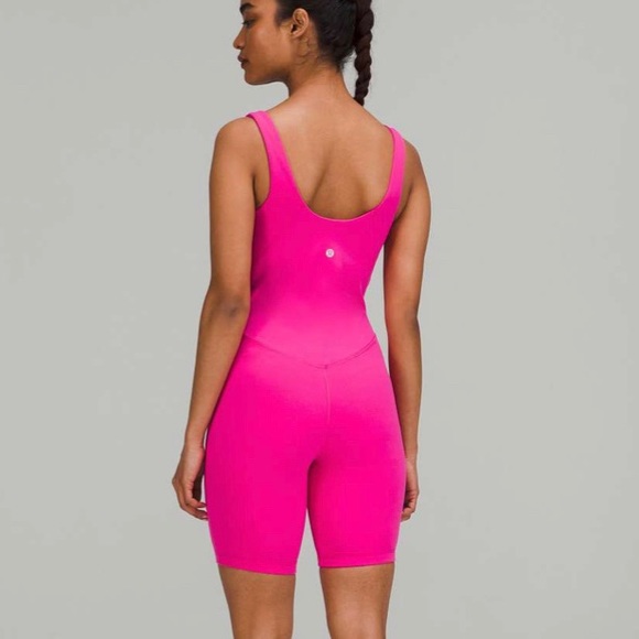 Lululemon Align Bodysuit 8" in Sonic Pink Size 2 - Picture 2 of 3